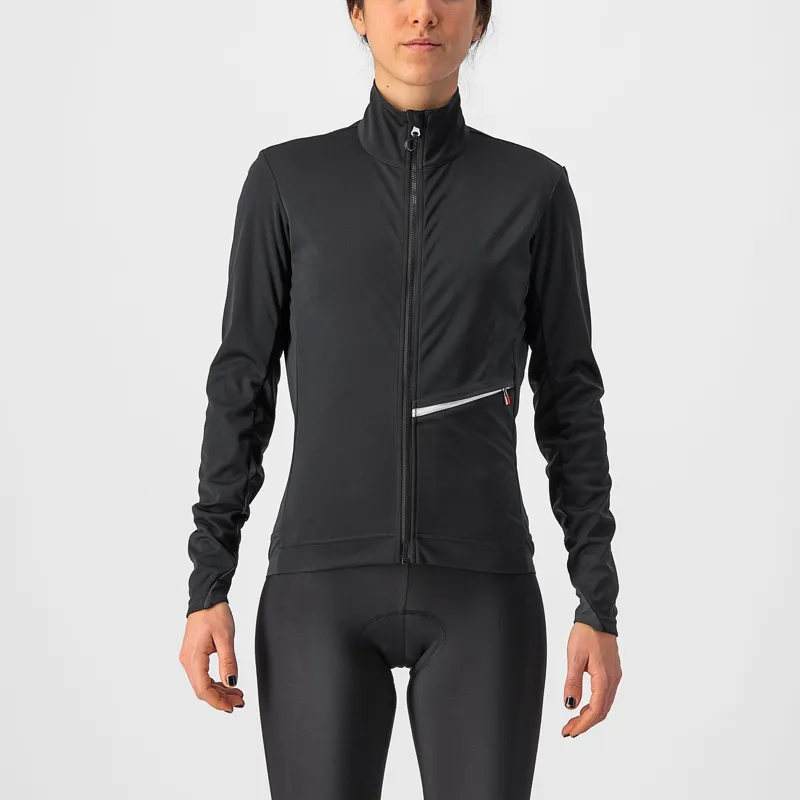 Castelli Go Womens Jacket in Light Black