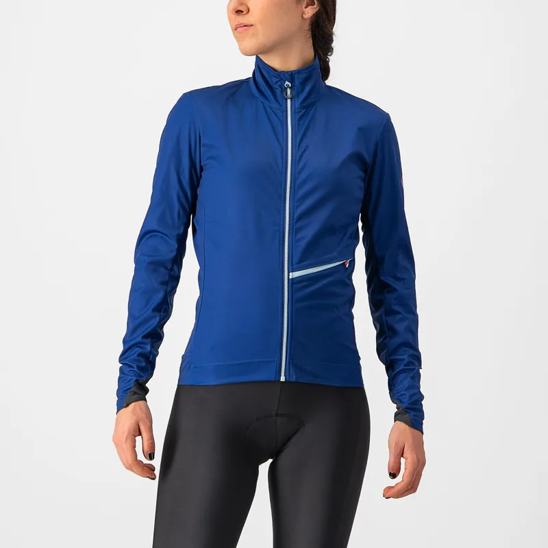 Castelli Go Womens Jacket in Sodalite Blue