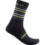 Castelli Gregge 15 Socks in Black/Dark Grey