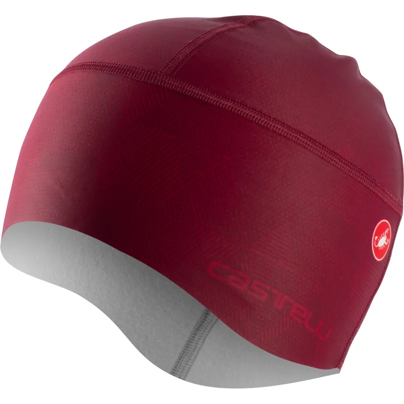 Castelli Pro Thermal Womens Skully Cap in Bordeaux