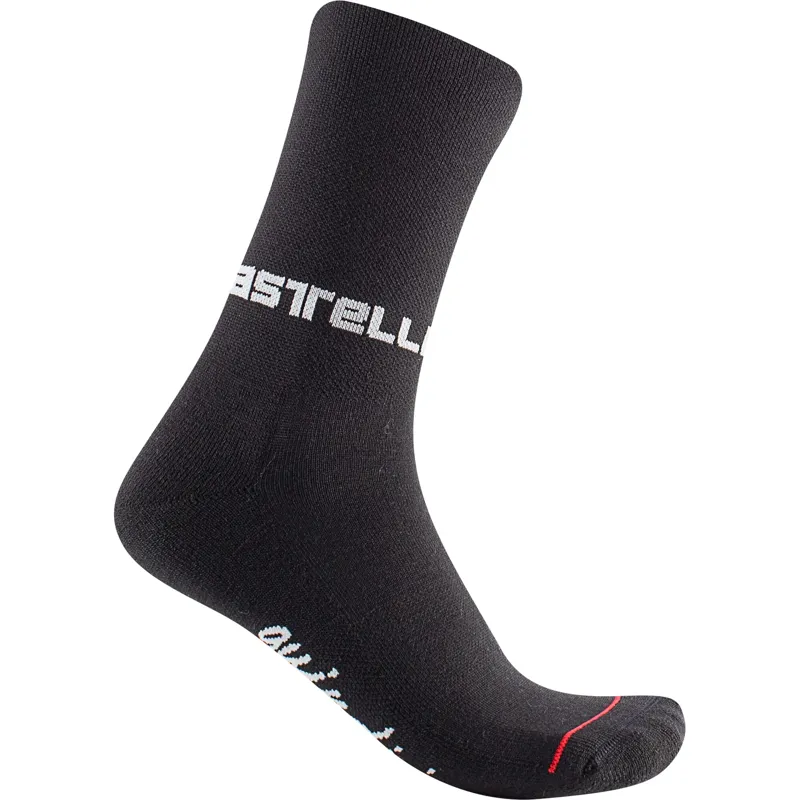 Castelli Quindici Soft Merino 15 Womens Socks in Black