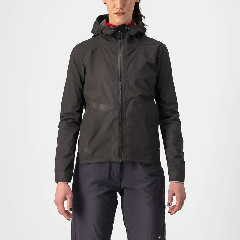 Castelli Trail Endurance GT Womens Jacket in Dark Grey