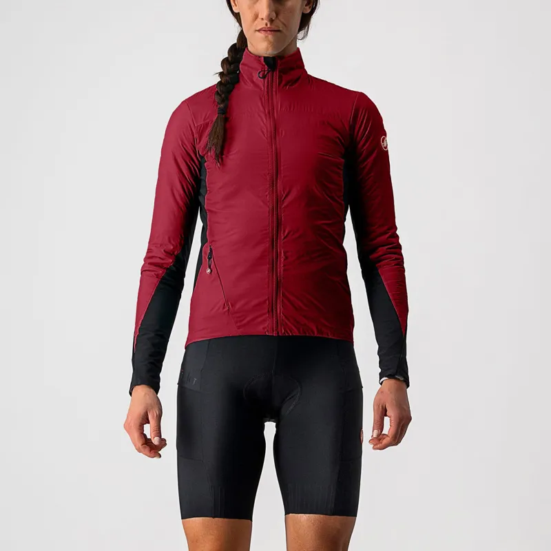 Castelli Unlimited Womens Puffy Jacket in Bordeaux