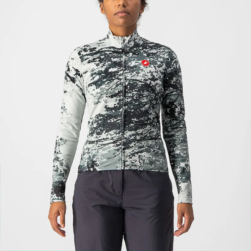 Castelli Unlimited Thermal Long Sleeve Womens Jersey Birch Green