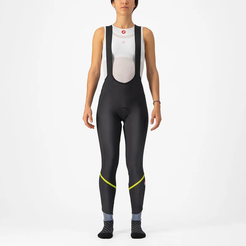 Castelli Velocissima DT Womens Bibtights in Black