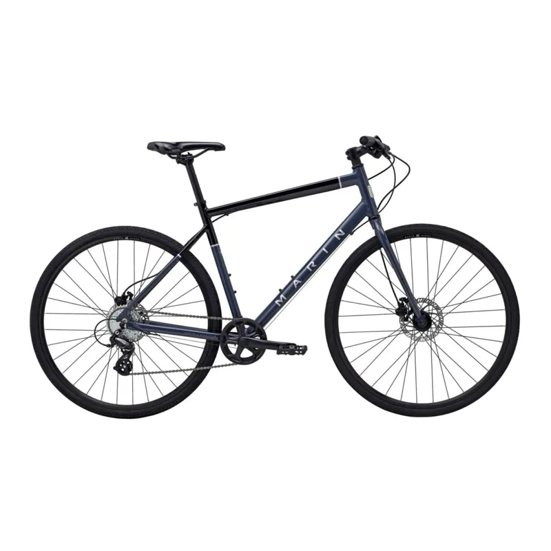Marin Presidio 1 Hybrid Sports Bike in Gloss Black/Grey