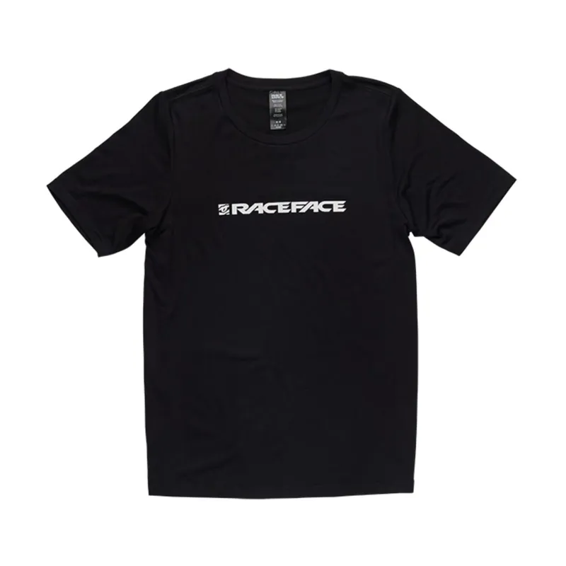 Race Face Classic Logo T-Shirt in Black