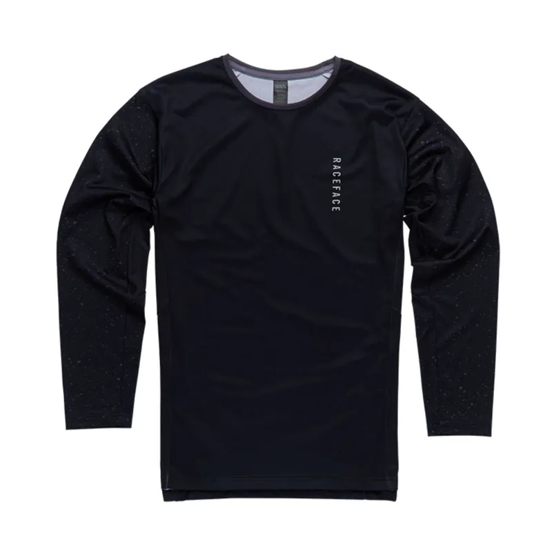 Race Face Indy Long Sleeve Jersey in Charcoal