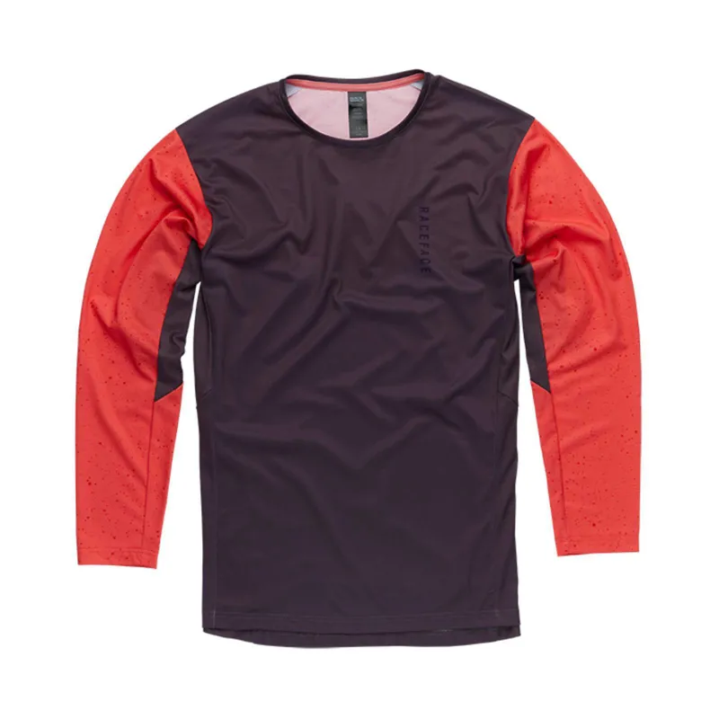 Race Face Indy Long Sleeve Jersey in Coral