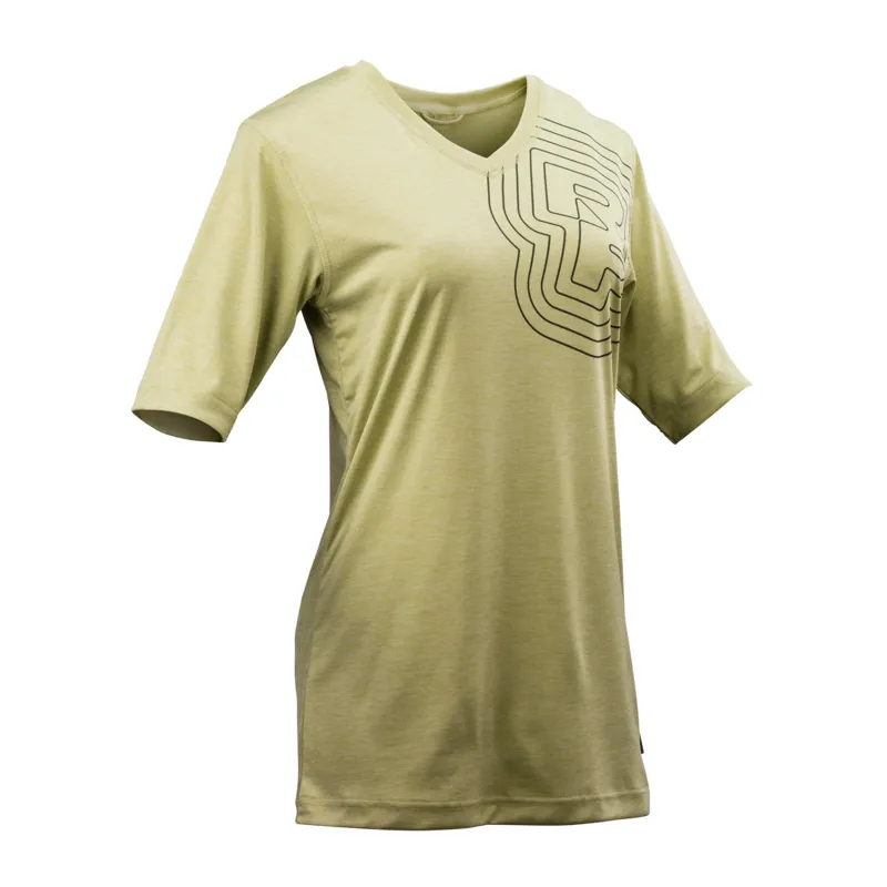 Race Face Charlie Short Sleeve XL Womens Jersey in Moss