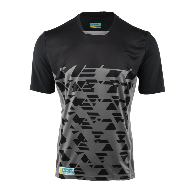 Yeti Enduro Short Sleeve Mens Jersey in Black