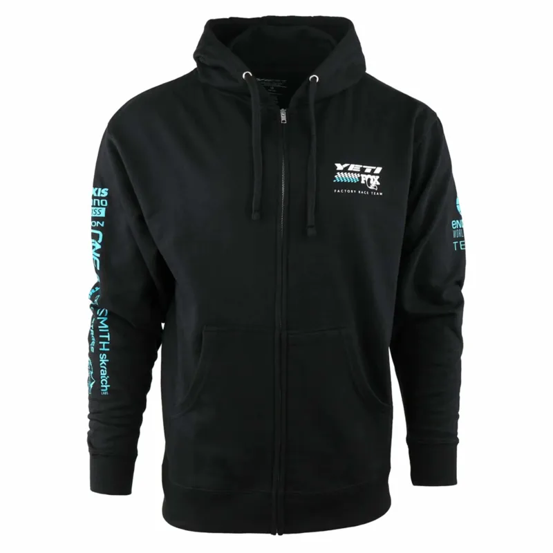 Yeti Race Team 21 Mens Hoodie in Black