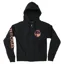 Yeti Mountain Wave Womens Zip Hoodie in Black
