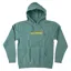 Yeti Vibe Vinatge Womens Hoodie in Green