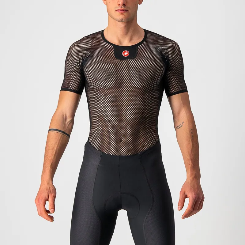 Castelli Core Mesh 3 Short Sleeve Base Layer in Black