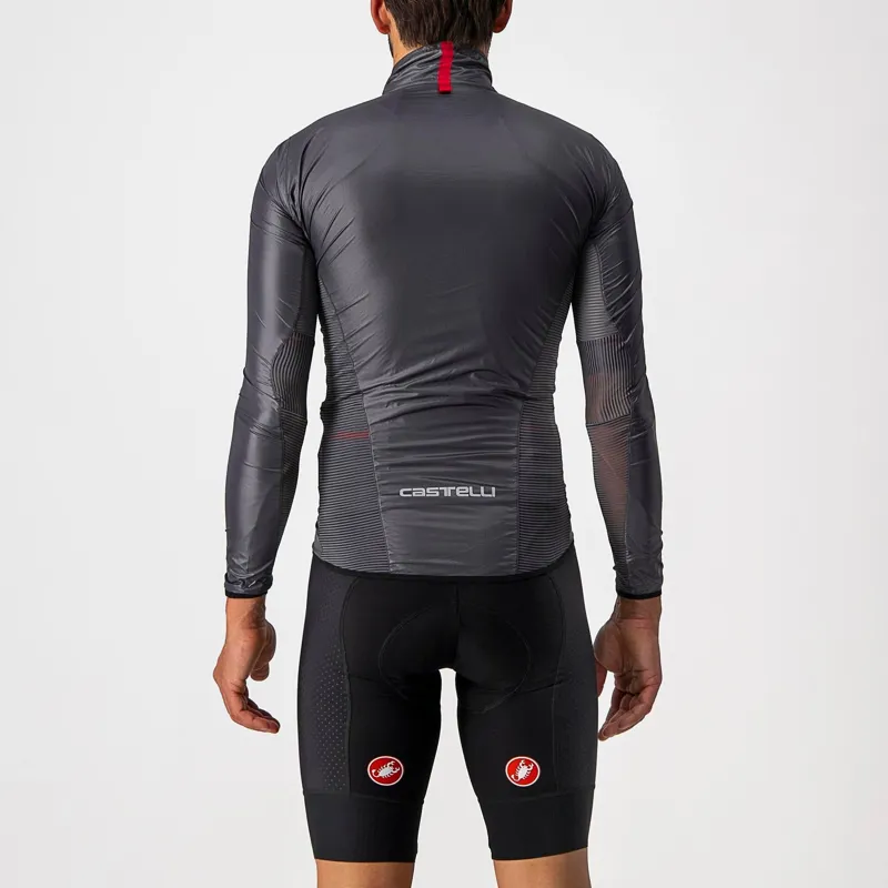 Castelli Aria Shell Jacket in Grey-1