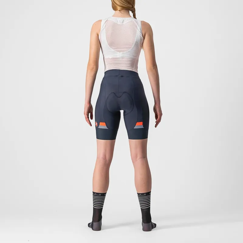 Castelli Prima Shorts in Savile Blue/Brilliant Pink-1