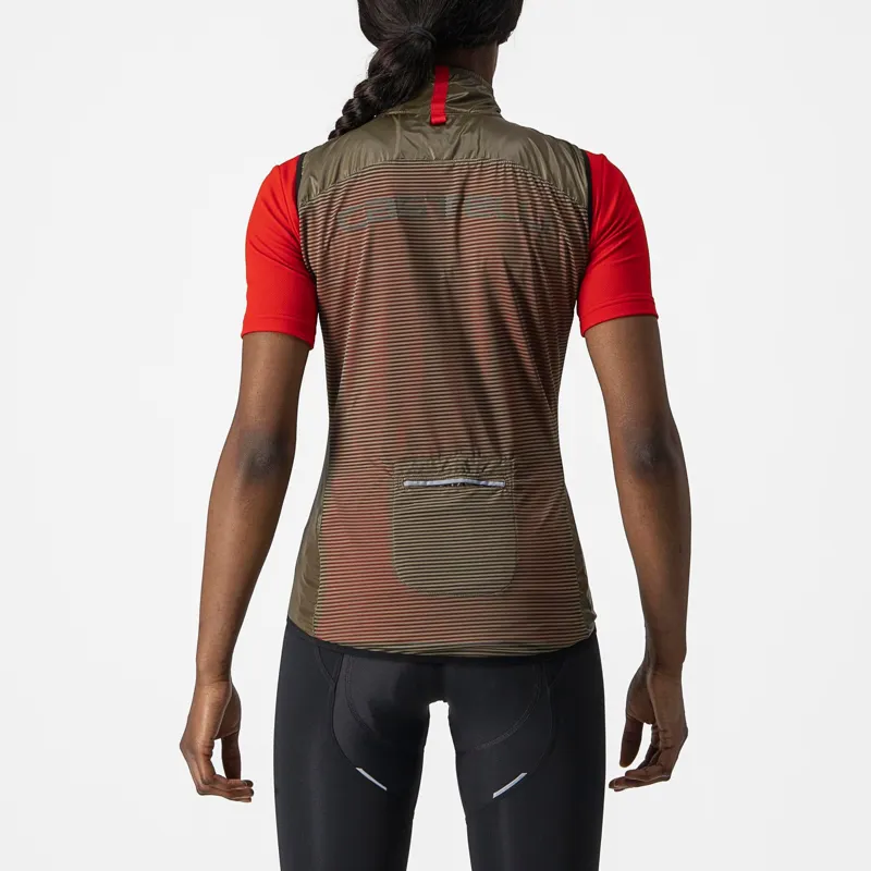 Castelli Aria Women's Vest in Moss Brown