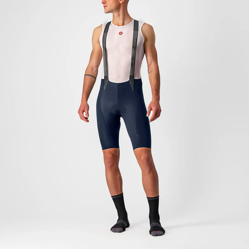 Castelli Free Aero RC Bib Shorts in Savile Blue