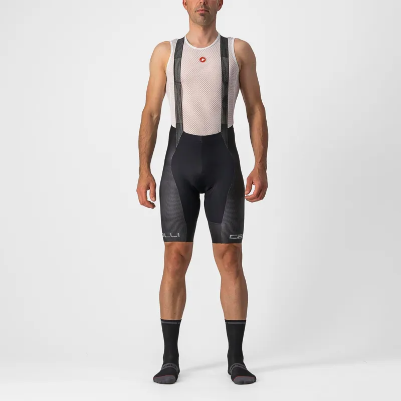 Castelli Free Aero RC Pro Bib Shorts in Black/White
