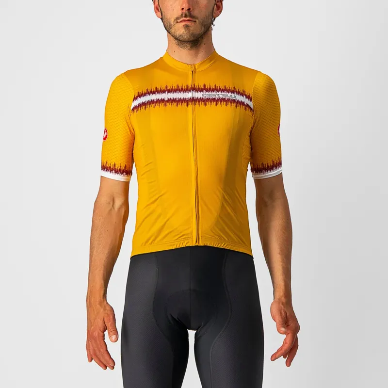 Castelli Grimpeur Jersey in Mustard