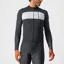 Castelli Prologo 7 Long Sleeve Jersey in Black/Silver Grey/Ivory