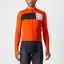 Castelli Prologo 7 Long Sleeve Jersey in Fiery Red/ Black/Ivory