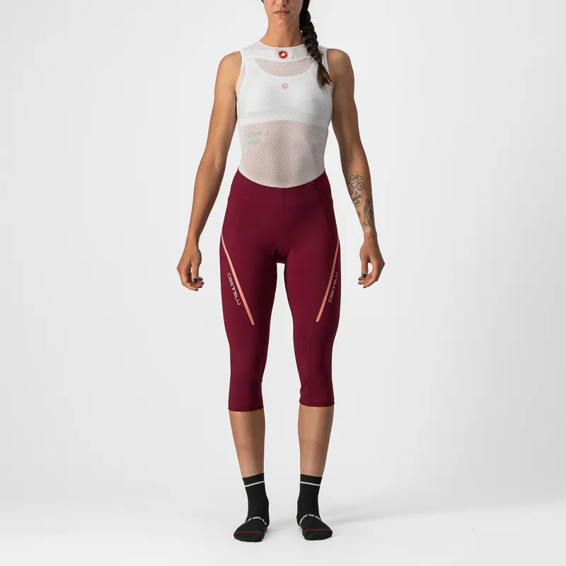 Castelli Velocissima 3 Women's Knickers Bordeaux Blush