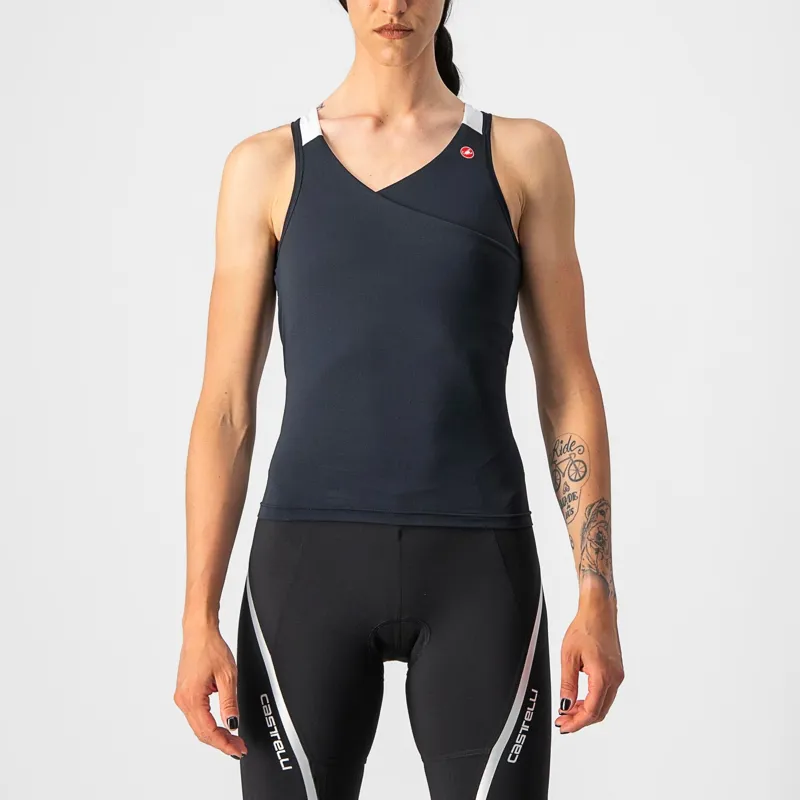 Castelli Solaris Women's Top in Black/White