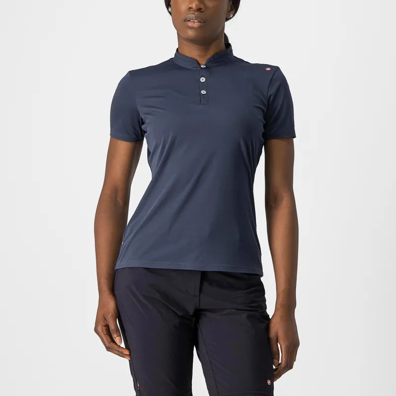 Castelli Tech 2 Women's Polo in Savile Blue