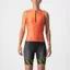 Castelli Free 2 Women's Tri Singlet in Coral Flash