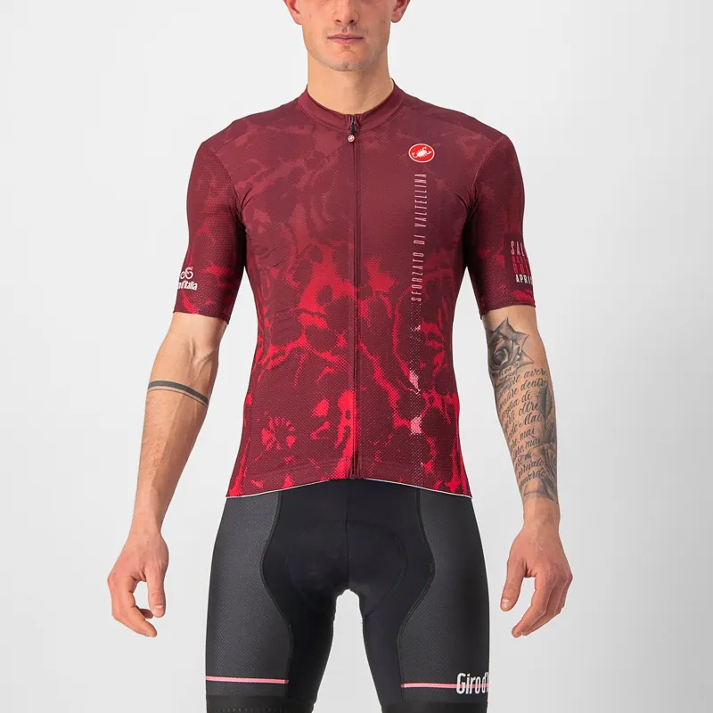 Castelli Giro d'Italia Sforzato Jersey Bordeaux