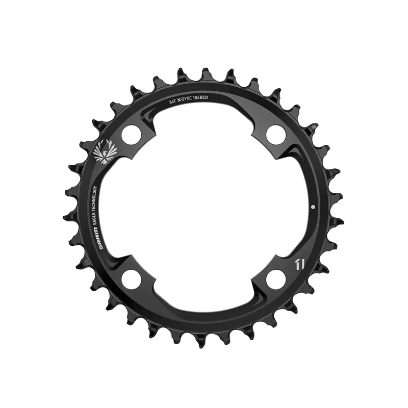 Sram Chain Ring X-Sync 2 34t 104 Bcd Alum BLACK 12 speed