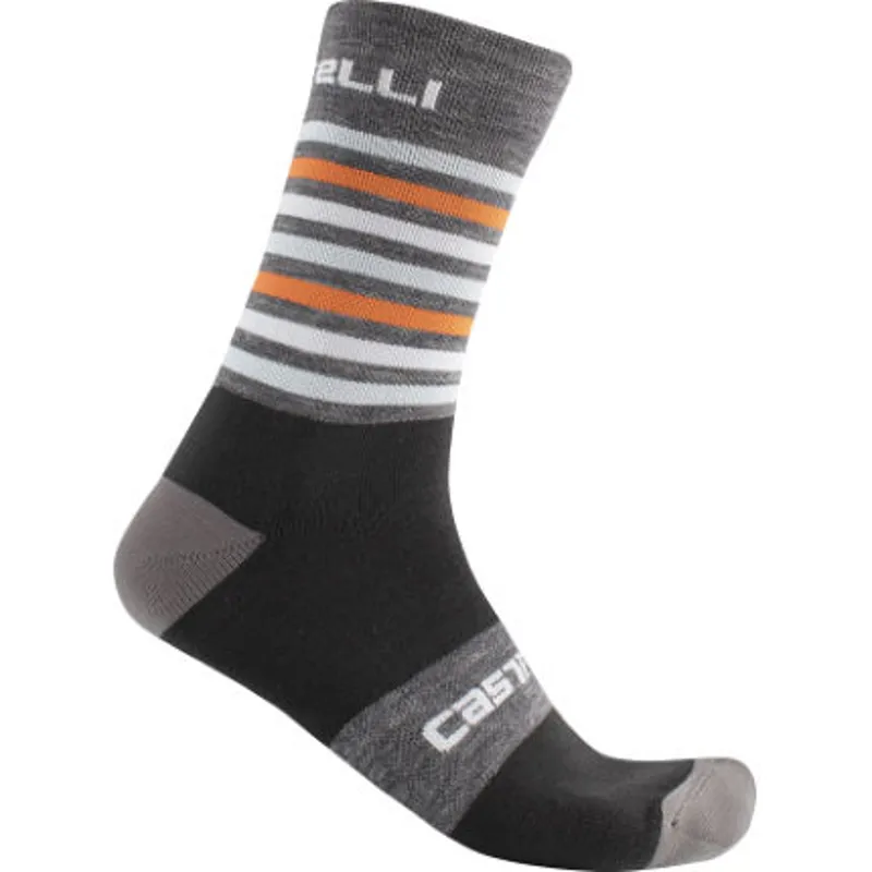 Gregge 15 Sock Gray/Orange 