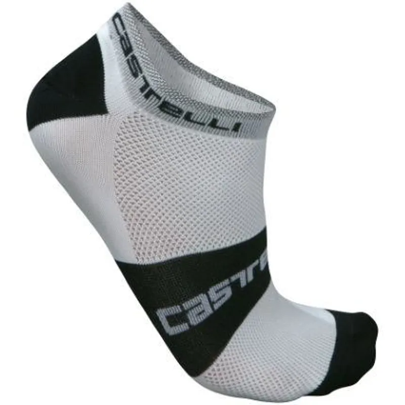 Castelli Lowboy Socks White Black