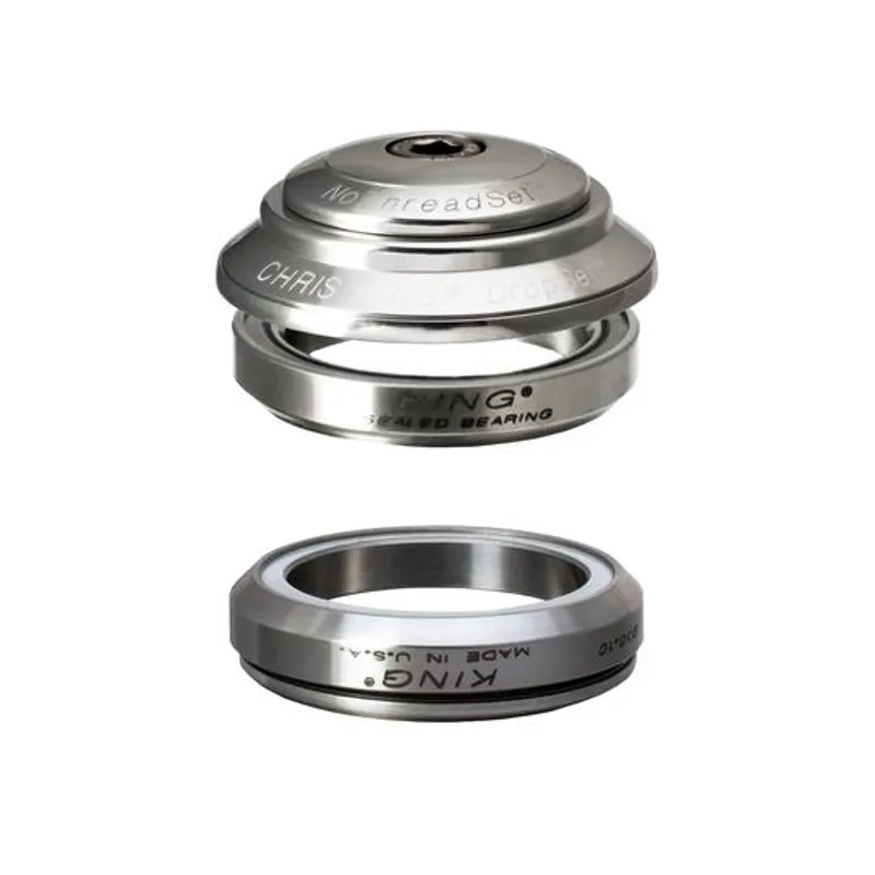 Chris King Dropset 4 42/42 Headset Silver 1-1/8 inch-1