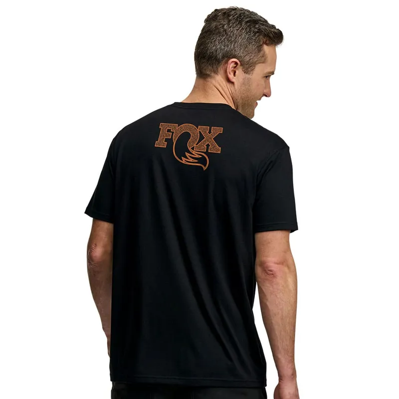 Fox Textured Short Sleeve Tee Black-3