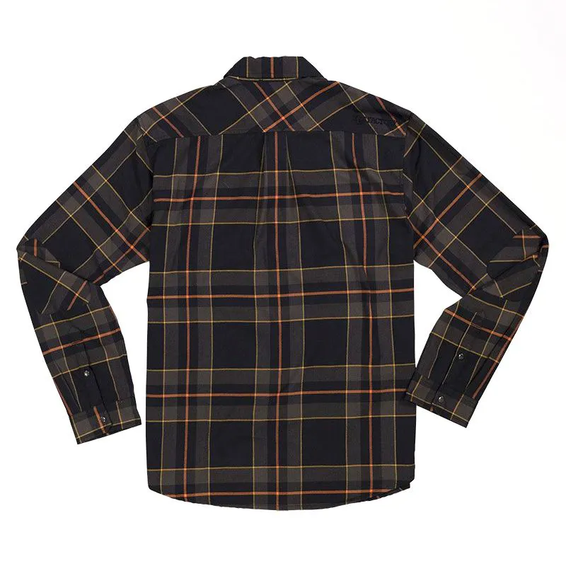 FOX Flannel Shirt Black -1