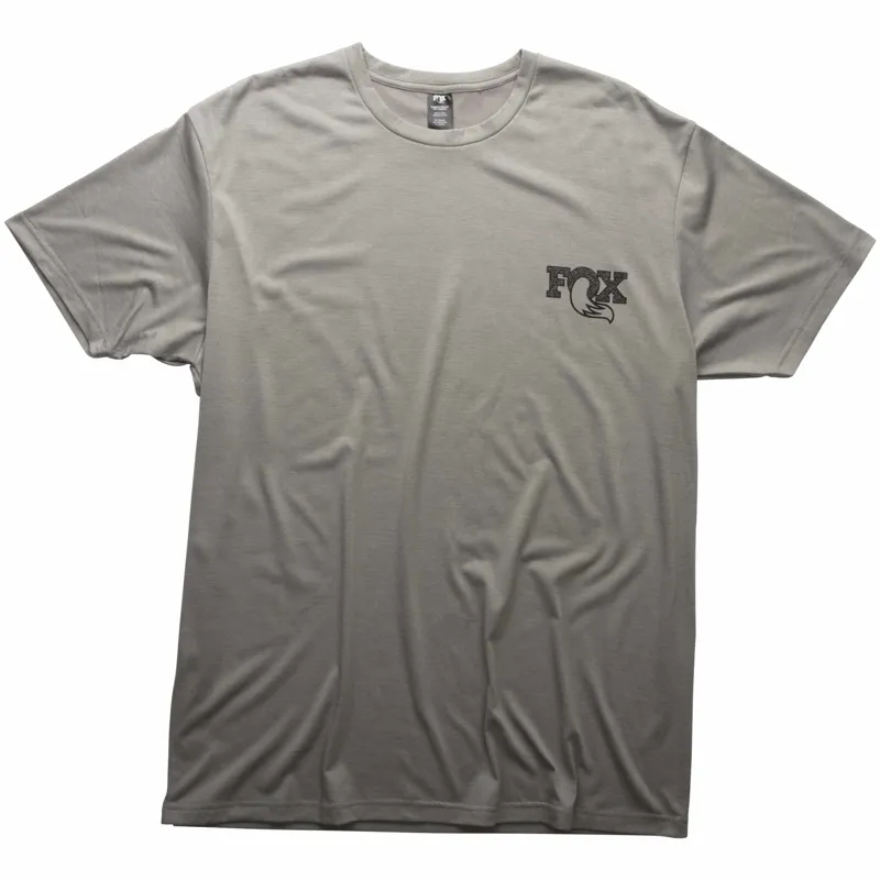 Fox Textured Short Sleeve Tee Grey