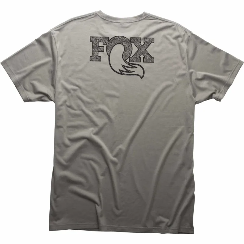Fox Textured Short Sleeve Tee Grey-1