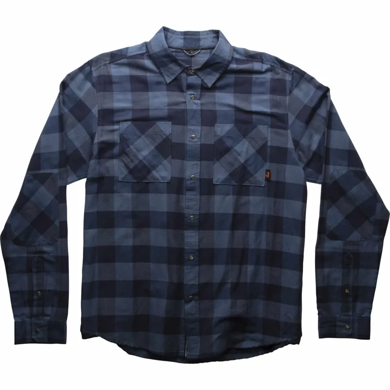 Fox Everyday Long Sleeve Flannel Shirt Blue Navy