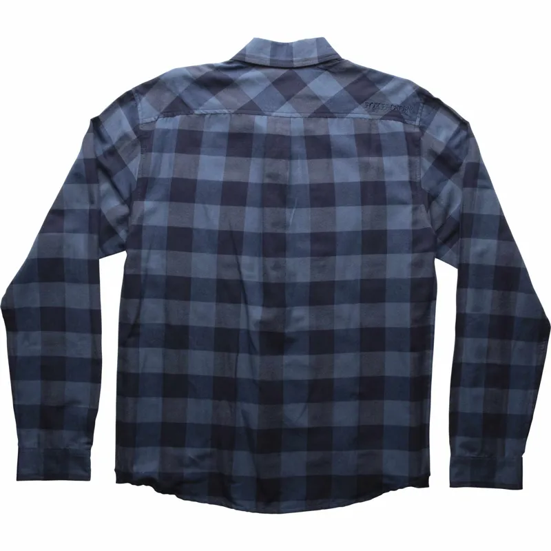 Fox Everyday Long Sleeve Flannel Shirt Blue Navy-1