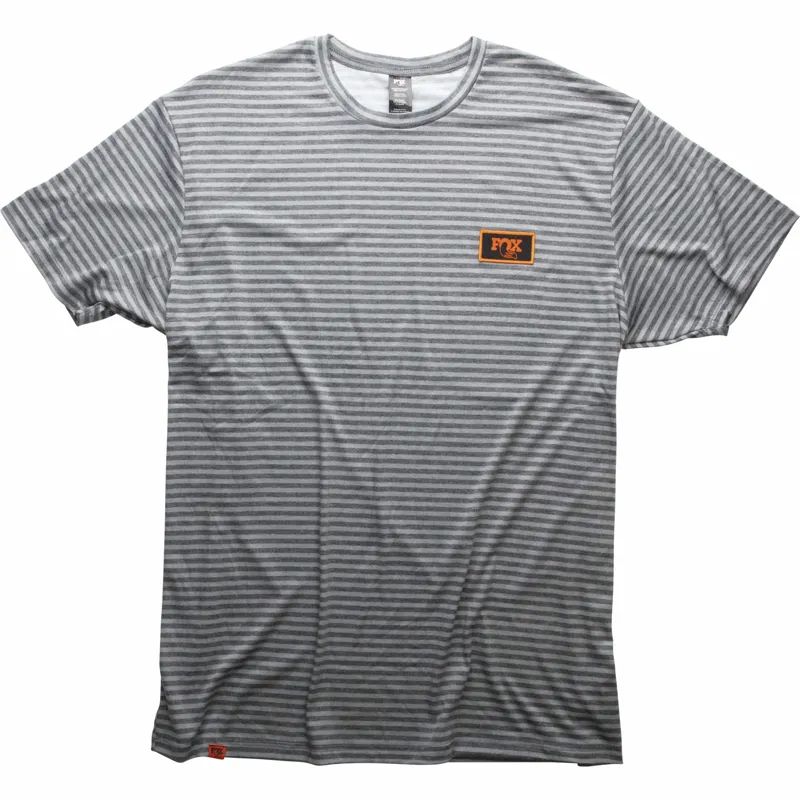 Fox Striped Short Sleeve Tee Black