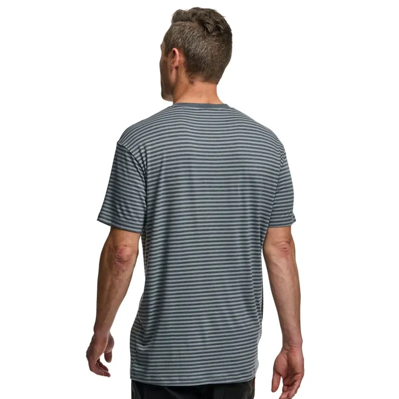 Fox Striped Short Sleeve Tee Black-3