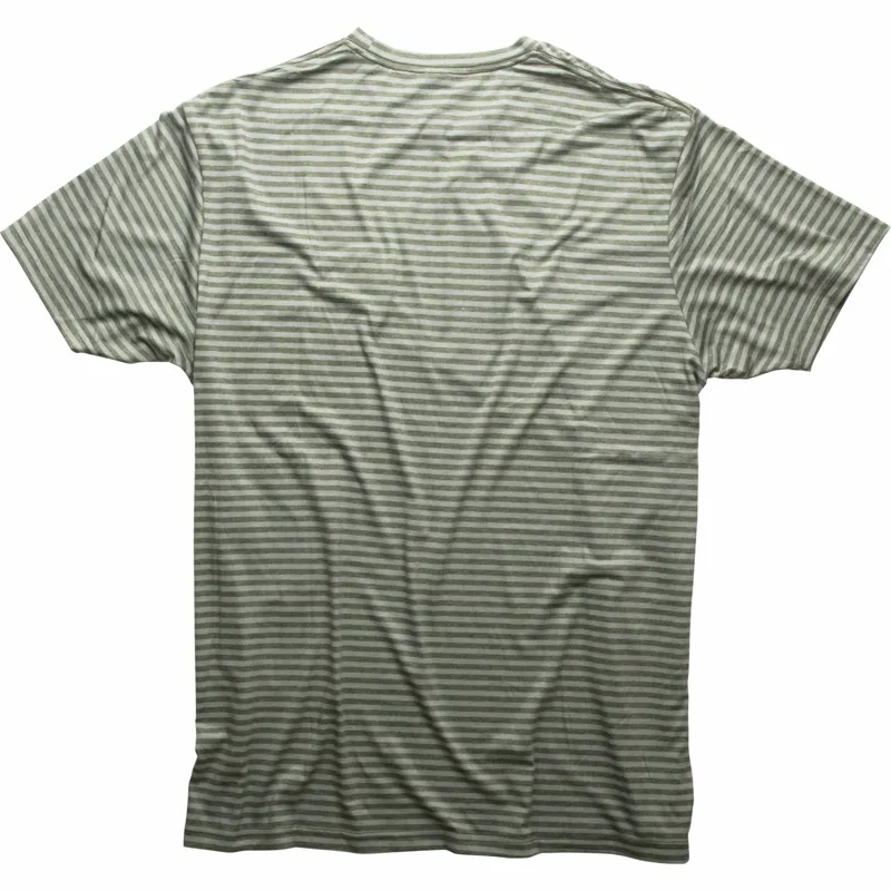 Fox Striped Short Sleeve Tee Green-1