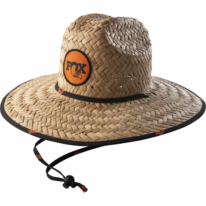 Fox Straw Hat adult one size