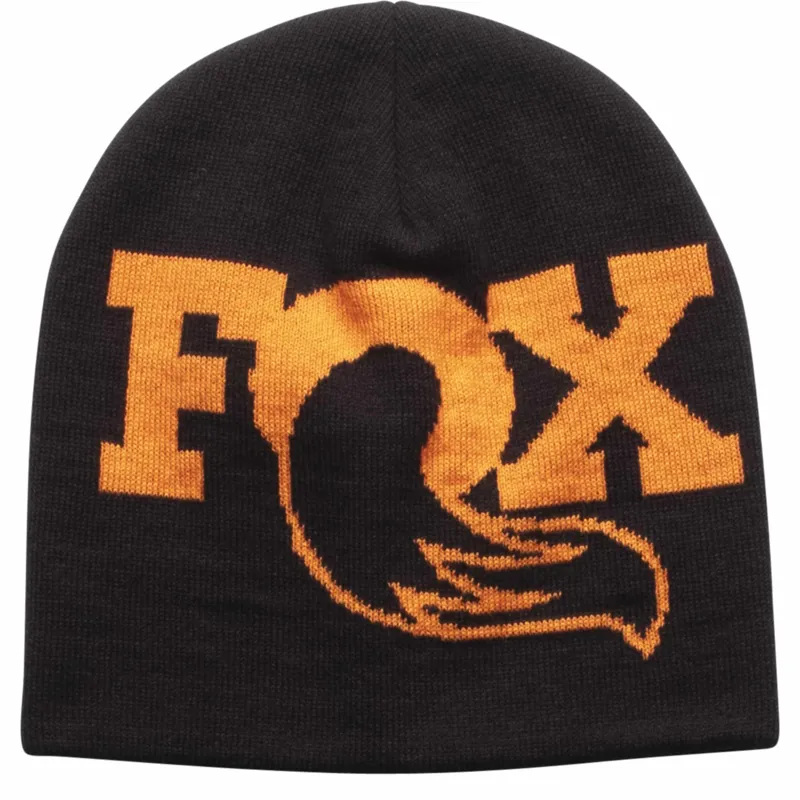 Fox Beanie Black adult one size