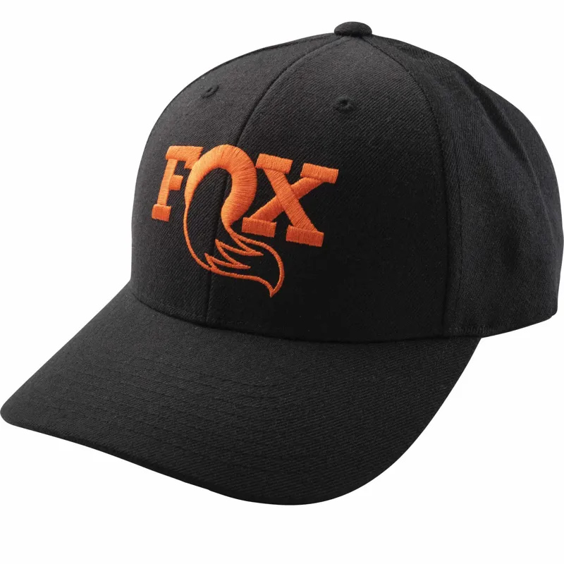 Fox Snapback Hat Black