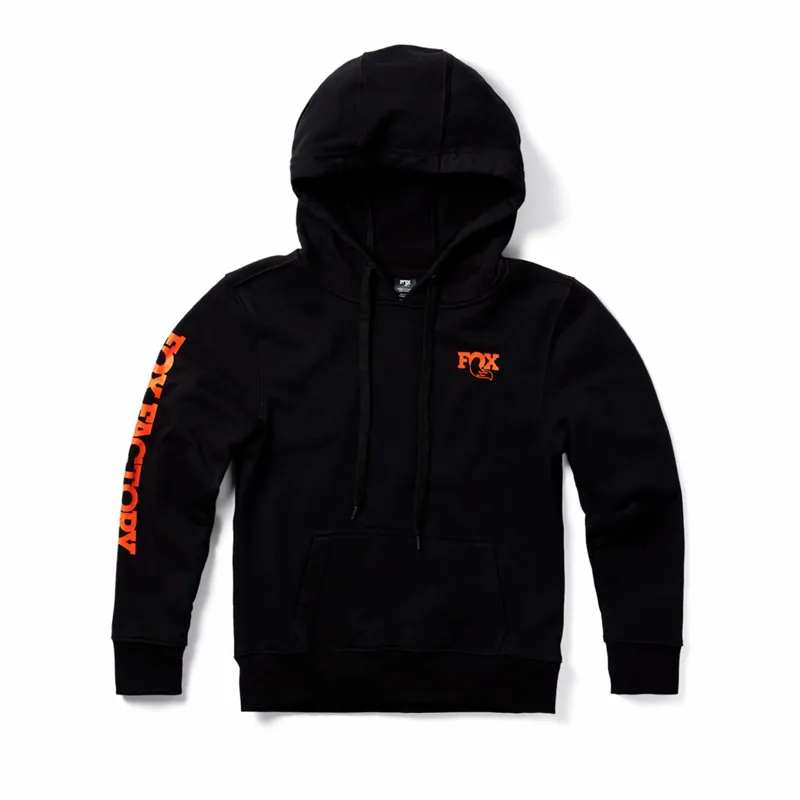 Fox Logo Youth Pullover Hoodie Black