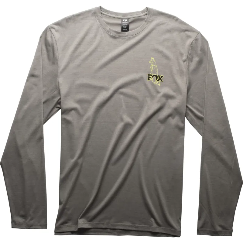 Fox Tailed Long Sleeve Tee Grey